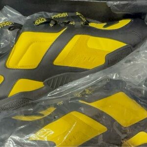 Versace Yellow and Black And Black athletic Shoe brand new